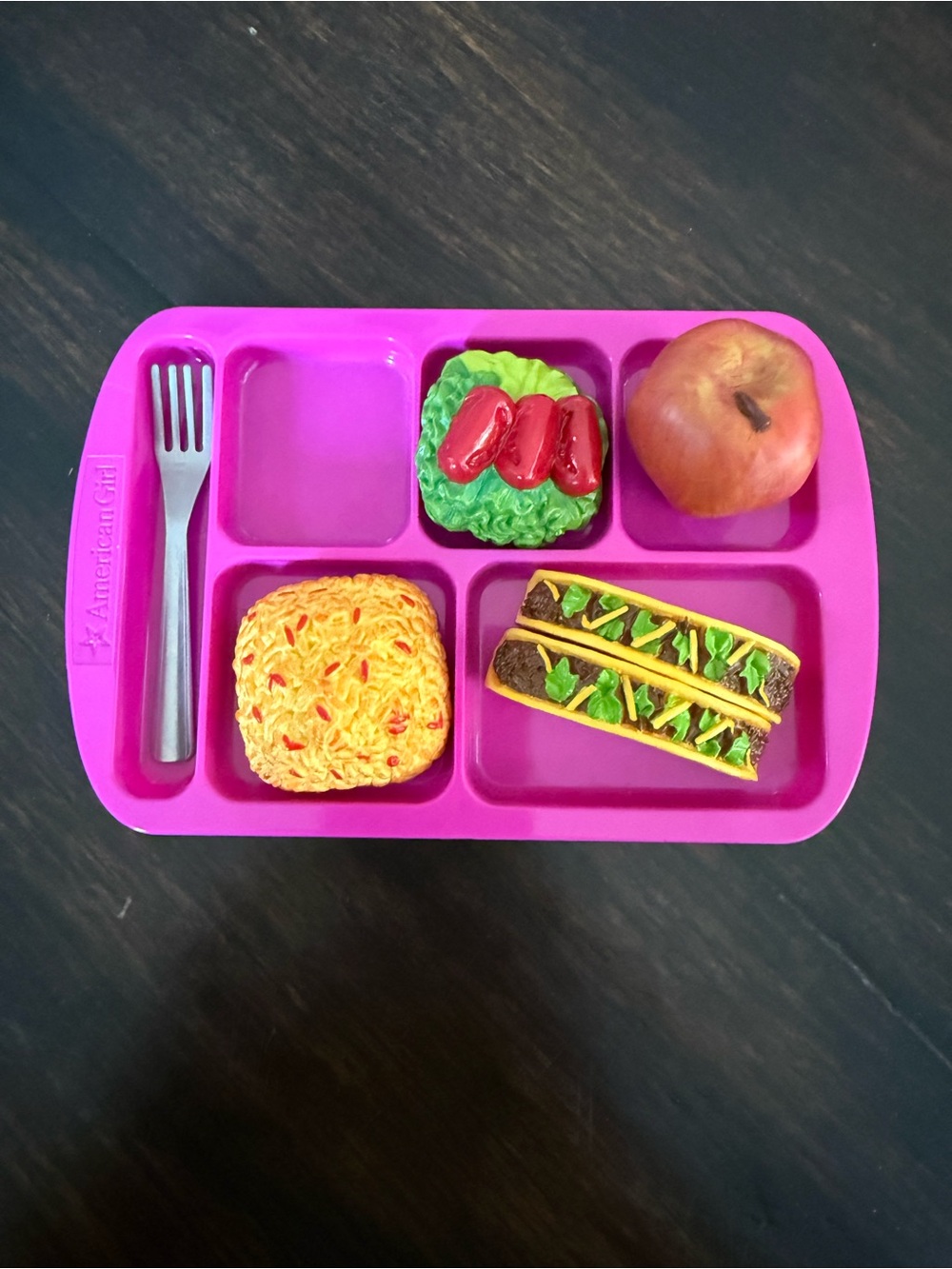 American Girl School Lunch Tray